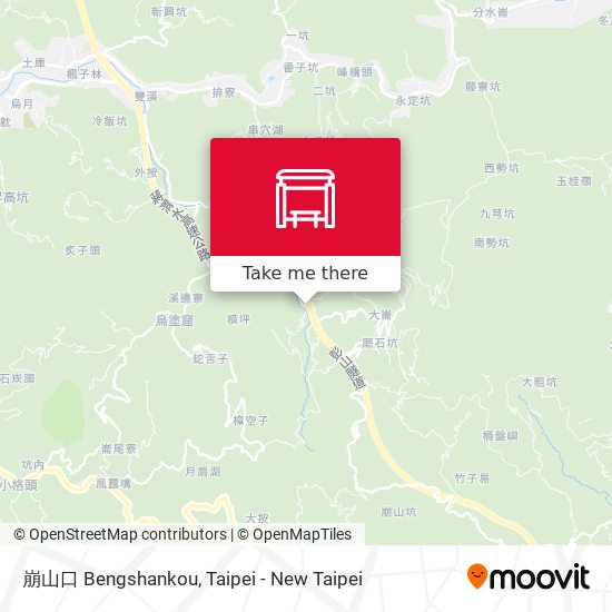 崩山口 Bengshankou map
