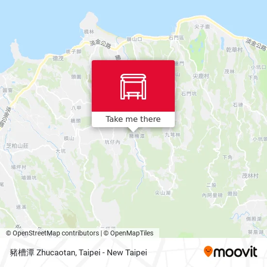 豬槽潭 Zhucaotan map