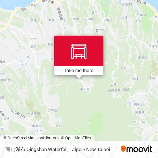 青山瀑布 Qingshan Waterfall map