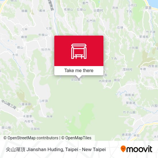 尖山湖頂 Jianshan Huding地圖