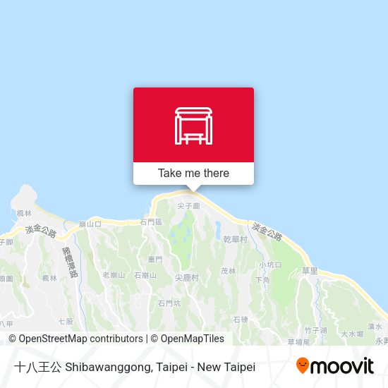十八王公 Shibawanggong地圖