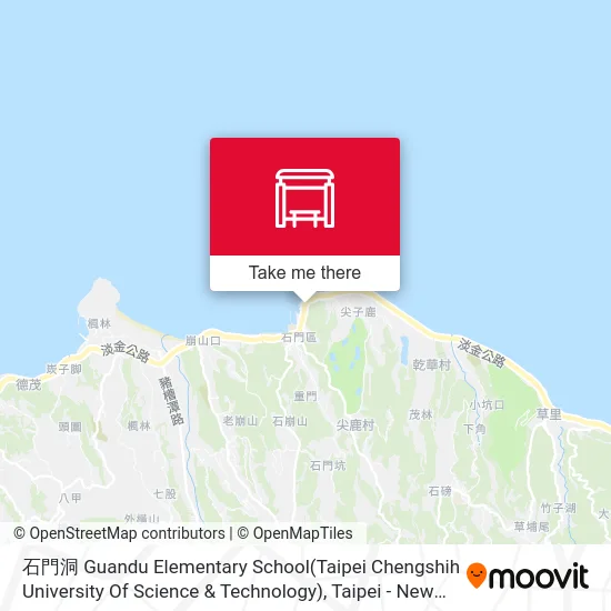 石門洞 Guandu Elementary School(Taipei Chengshih University Of Science & Technology) map