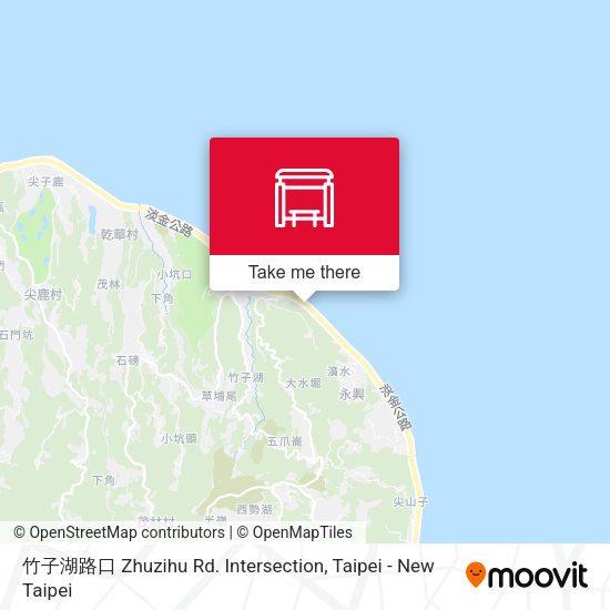 竹子湖路口 Zhuzihu Rd. Intersection地圖
