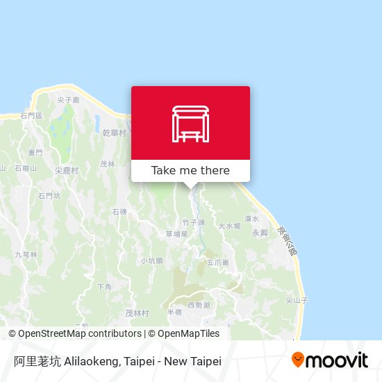 阿里荖坑 Alilaokeng map