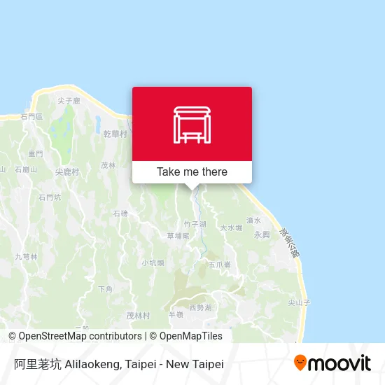 阿里荖坑 Alilaokeng map