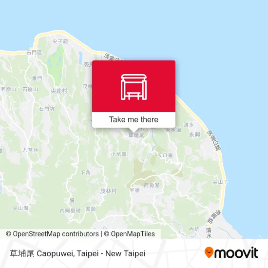 草埔尾 Caopuwei map
