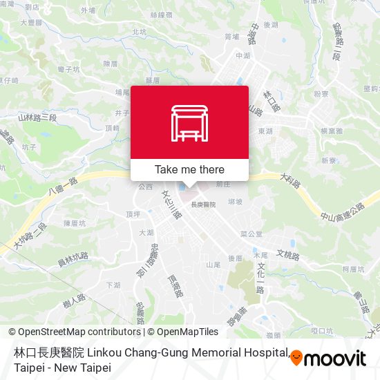 林口長庚醫院 Linkou Chang-Gung Memorial Hospital地圖