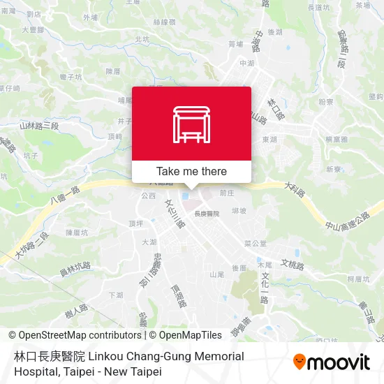 林口長庚醫院 Linkou Chang-Gung Memorial Hospital地圖