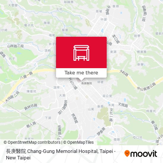 長庚醫院 Chang-Gung Memorial Hospital map