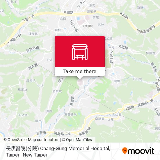 長庚醫院(分院) Chang-Gung Memorial Hospital map