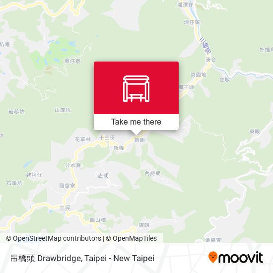 吊橋頭 Drawbridge map