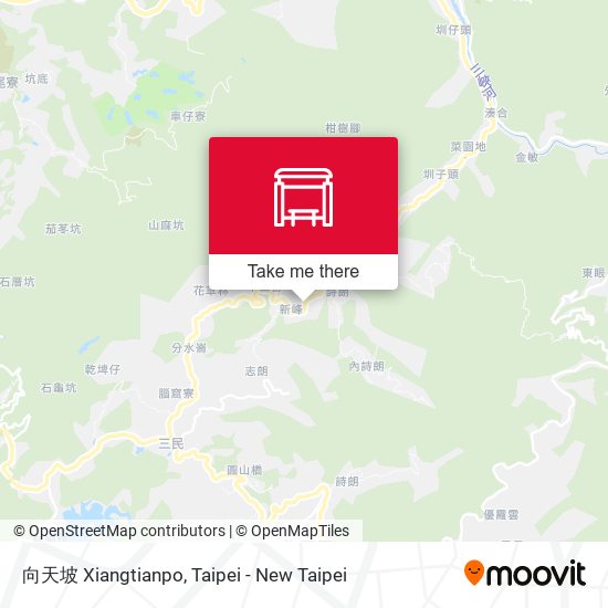 向天坡 Xiangtianpo地圖