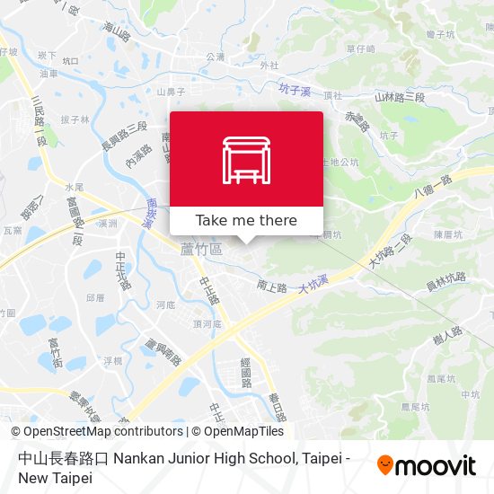 中山長春路口 Nankan Junior High School map