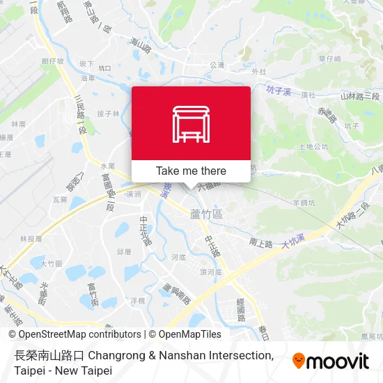 長榮南山路口 Changrong & Nanshan Intersection map