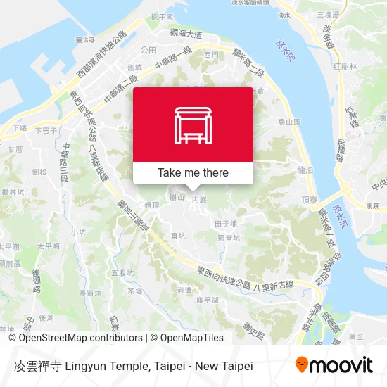 凌雲禪寺 Lingyun Temple map