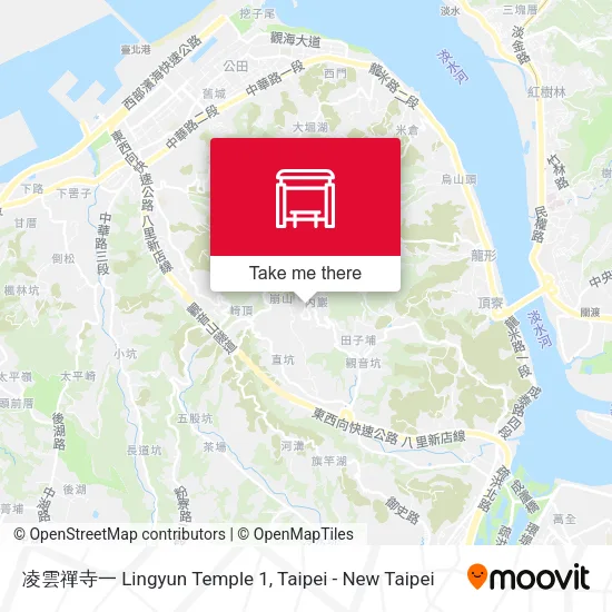 凌雲禪寺一 Lingyun Temple 1 map