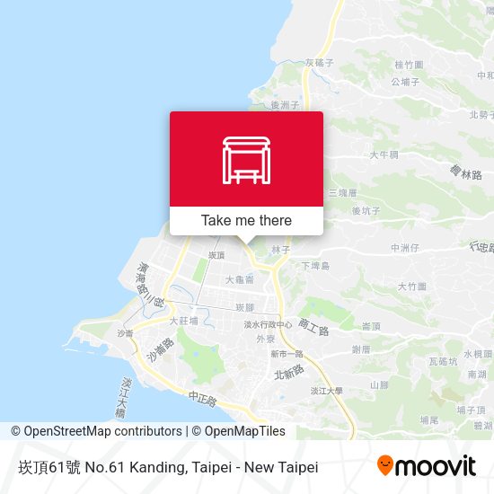 崁頂61號 No.61 Kanding map