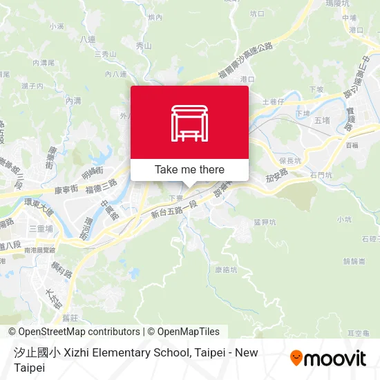汐止國小 Xizhi Elementary School map