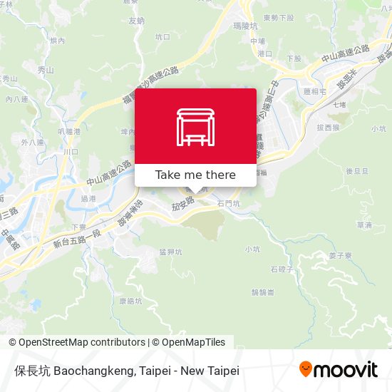 保長坑 Baochangkeng map