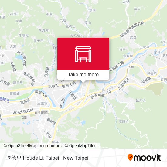 厚德里 Houde Li map