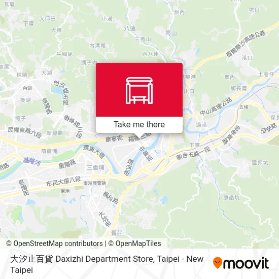 大汐止百貨 Daxizhi Department Store map