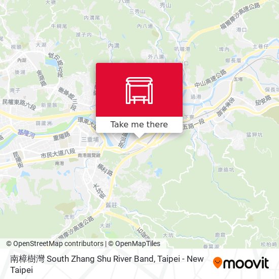 南樟樹灣 South Zhang Shu River Band map