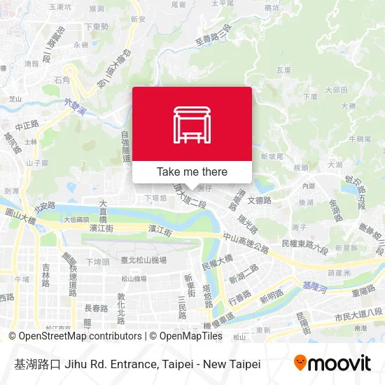 基湖路口 Jihu Rd. Entrance map