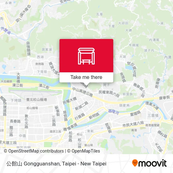 公館山 Gongguanshan地圖