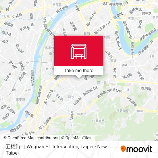 五權街口 Wuquan St. Intersection map