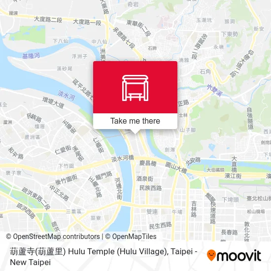 葫蘆寺(葫蘆里) Hulu Temple (Hulu Village)地圖