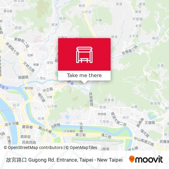 故宮路口 Gugong Rd. Entrance map