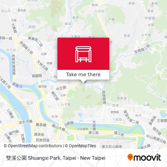 雙溪公園 Shuangxi Park map
