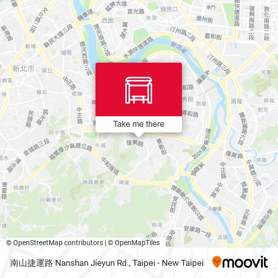 南山捷運路 Nanshan Jieyun Rd. map