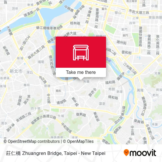 莊仁橋 Zhuangren Bridge map