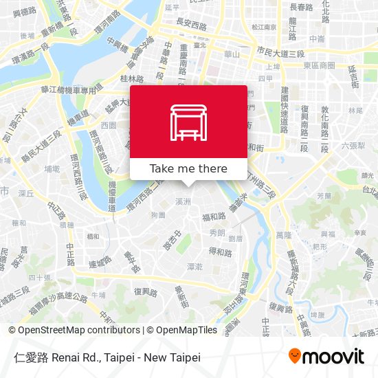 仁愛路 Renai Rd. map