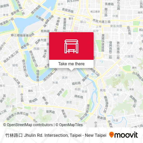 竹林路口 Jhulin Rd. Intersection地圖