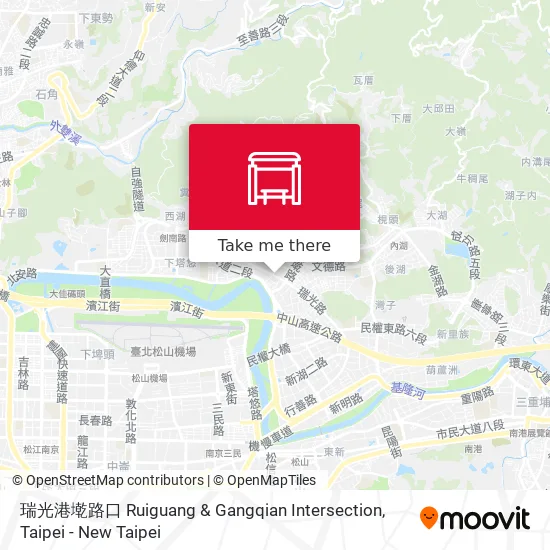瑞光港墘路口 Ruiguang & Gangqian Intersection map