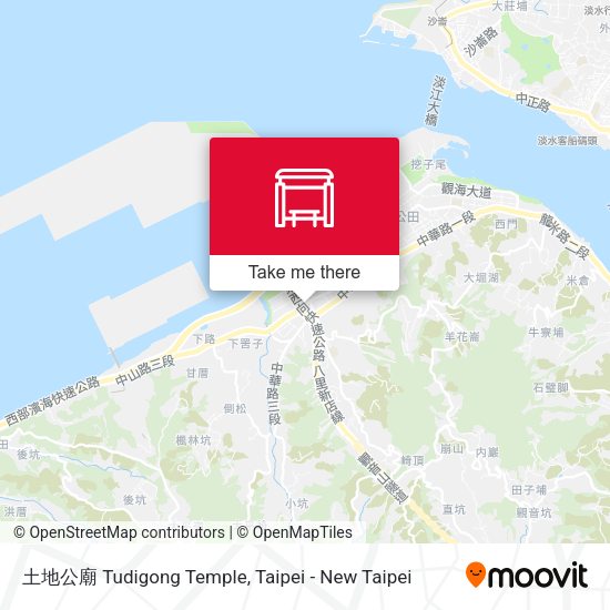 土地公廟 Tudigong Temple地圖