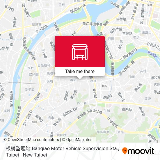 板橋監理站 Banqiao Motor Vehicle Supervision Sta. map