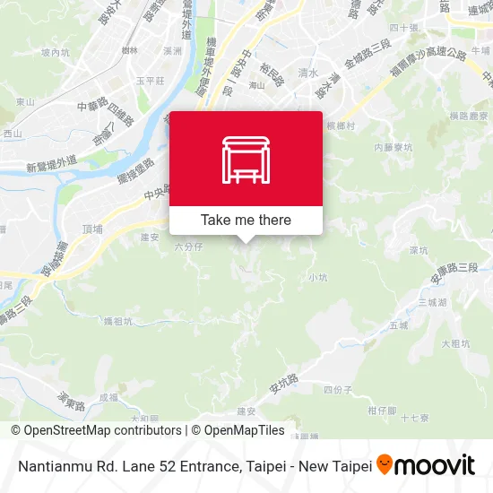 南天母路52巷口 Nantianmu Rd. Lane 52 Entrance地圖