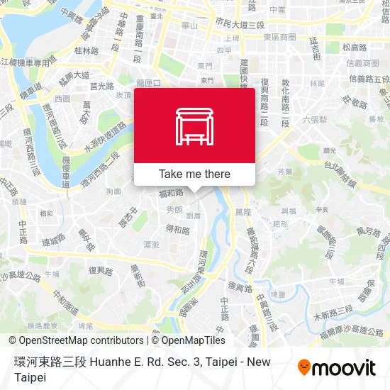 環河東路三段 Huanhe E. Rd. Sec. 3地圖