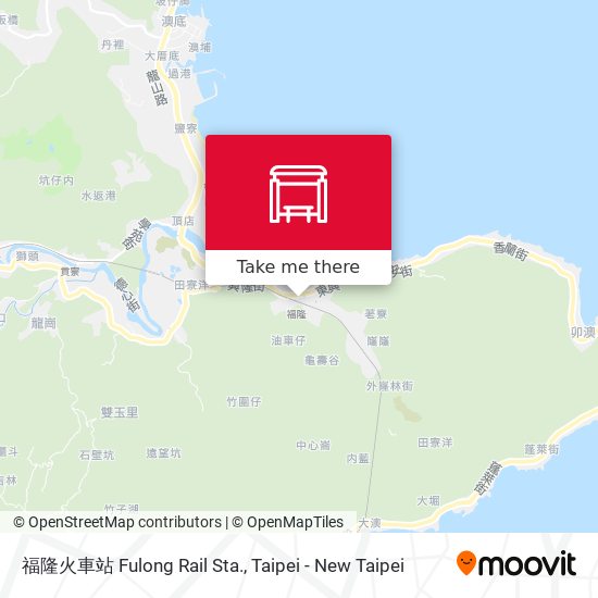 福隆火車站 Fulong Rail Sta. map