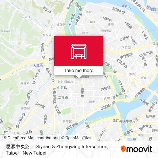 思源中央路口 Siyuan & Zhongyang Intersection地圖