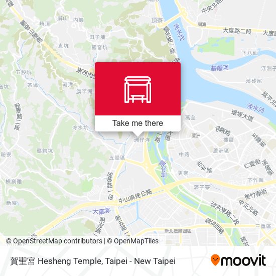賀聖宮 Hesheng Temple map