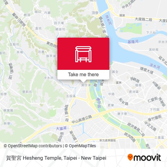 賀聖宮 Hesheng Temple map