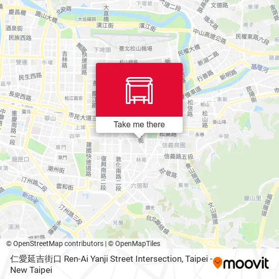 仁愛延吉街口 Ren-Ai Yanji Street Intersection map