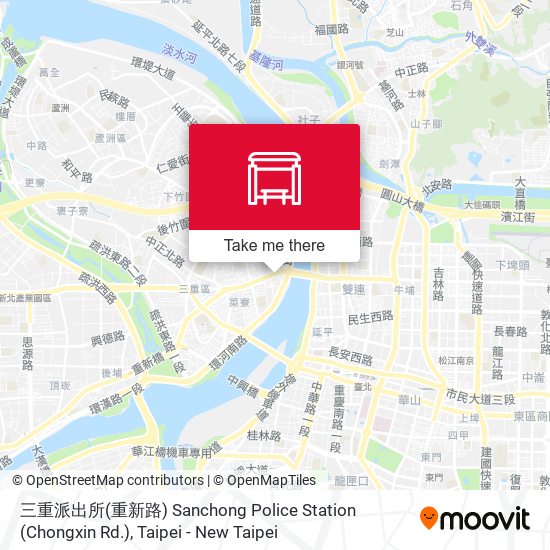 三重派出所(重新路) Sanchong Police Station (Chongxin Rd.) map