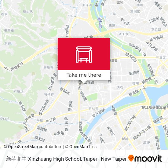 新莊高中 Xinzhuang High School map