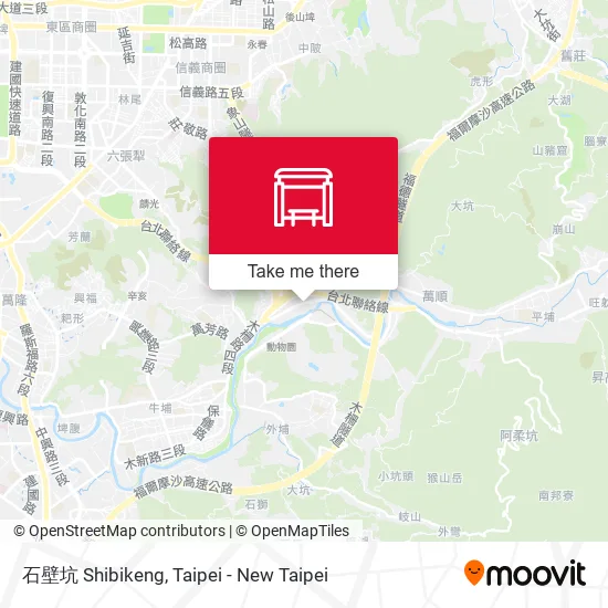 石壁坑 Shibikeng map