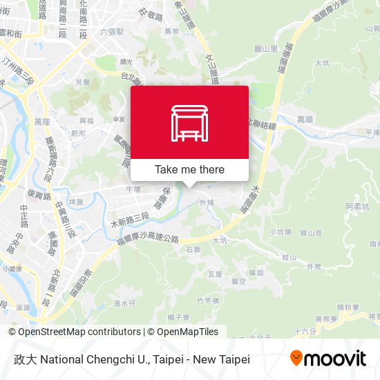 政大 National Chengchi U. map